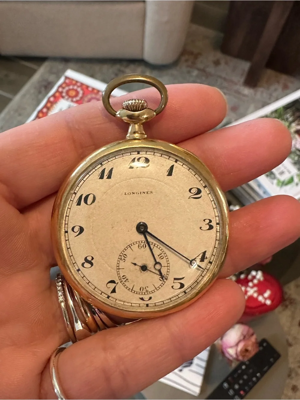 Longines 18k Gold Grand Prix Paris 1900’s Pocket Watch